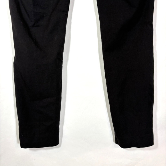 Zara Black Jogger Waist Trousers M Work Office Medium 27" Inseam Slim - Picture 10 of 14